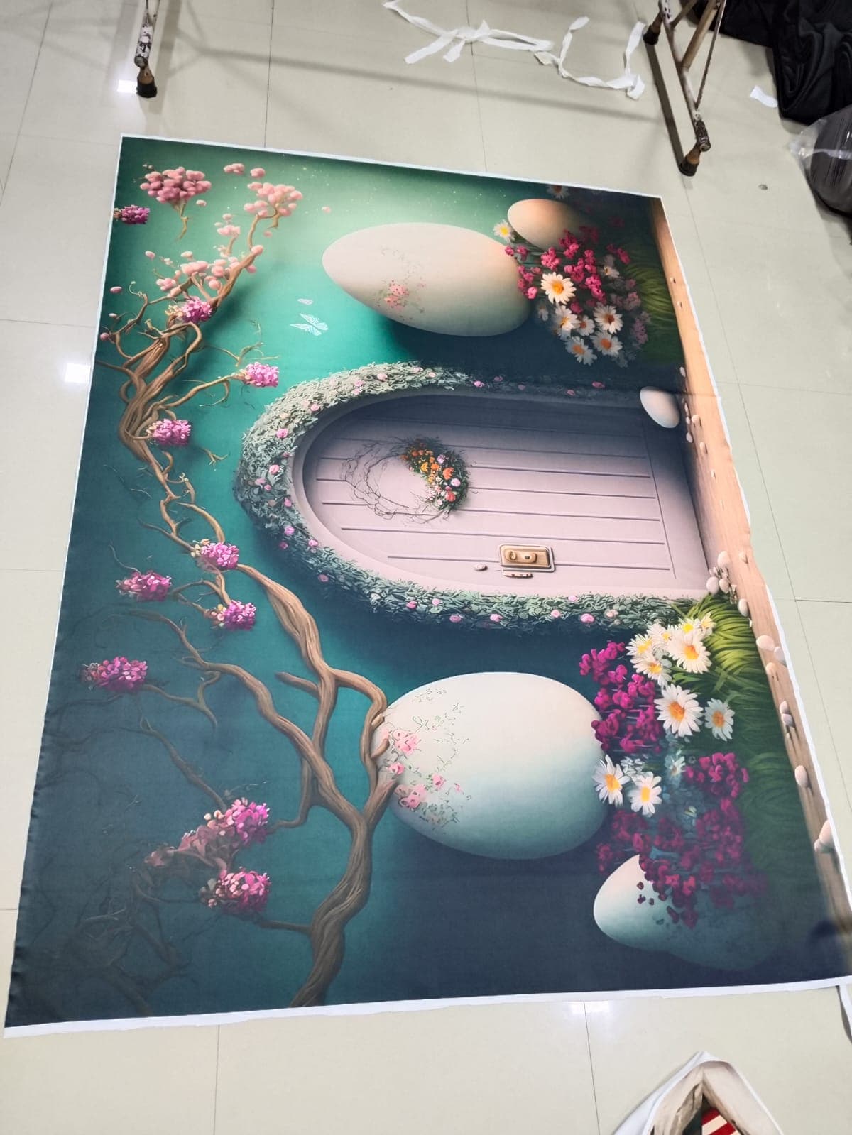 Scuba Sandwich Backdrop Print view 6