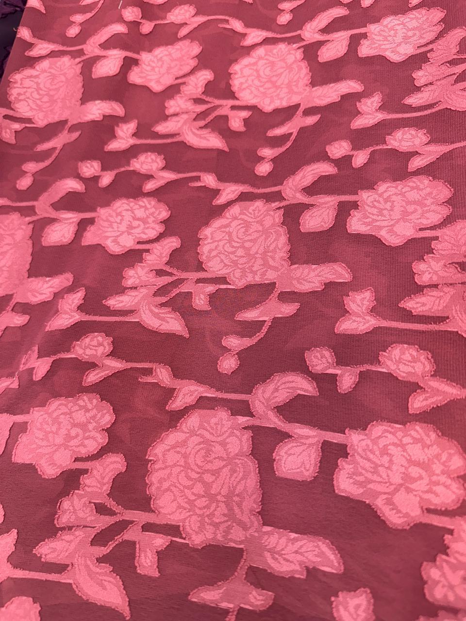 Georgette Jacquard fabric