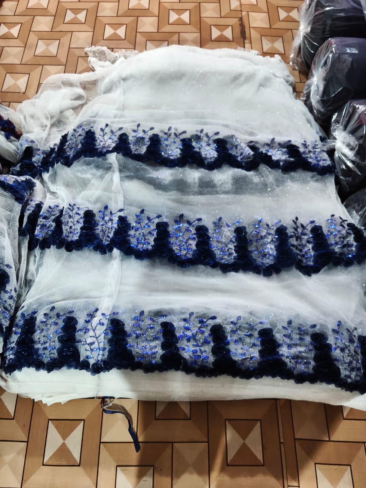 NET Ribbon Work fabric