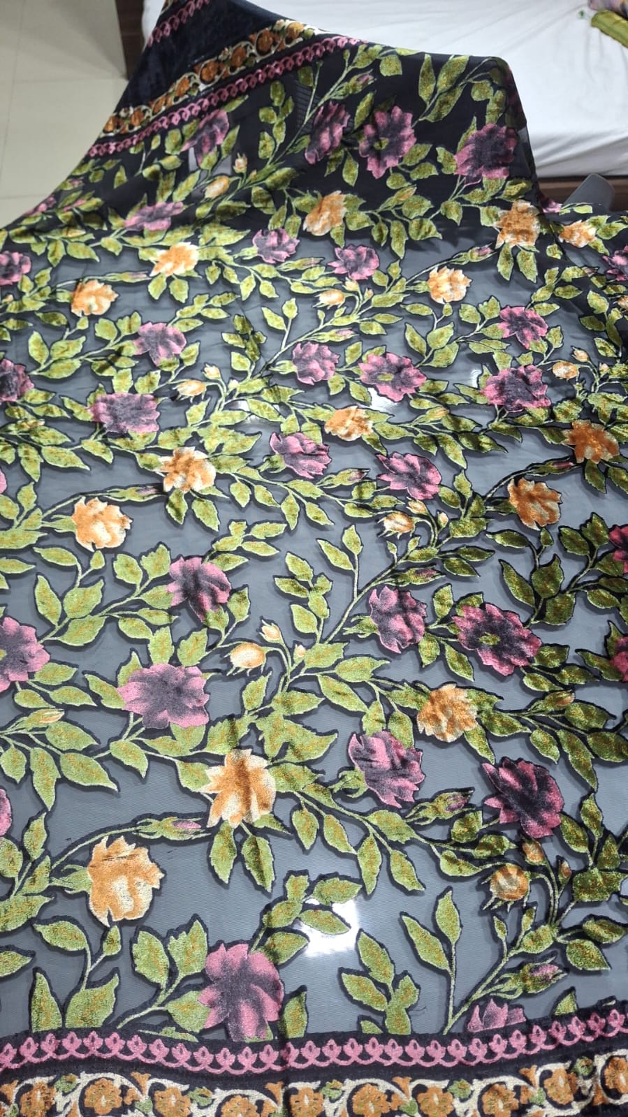 Velvet Brasso Print fabric